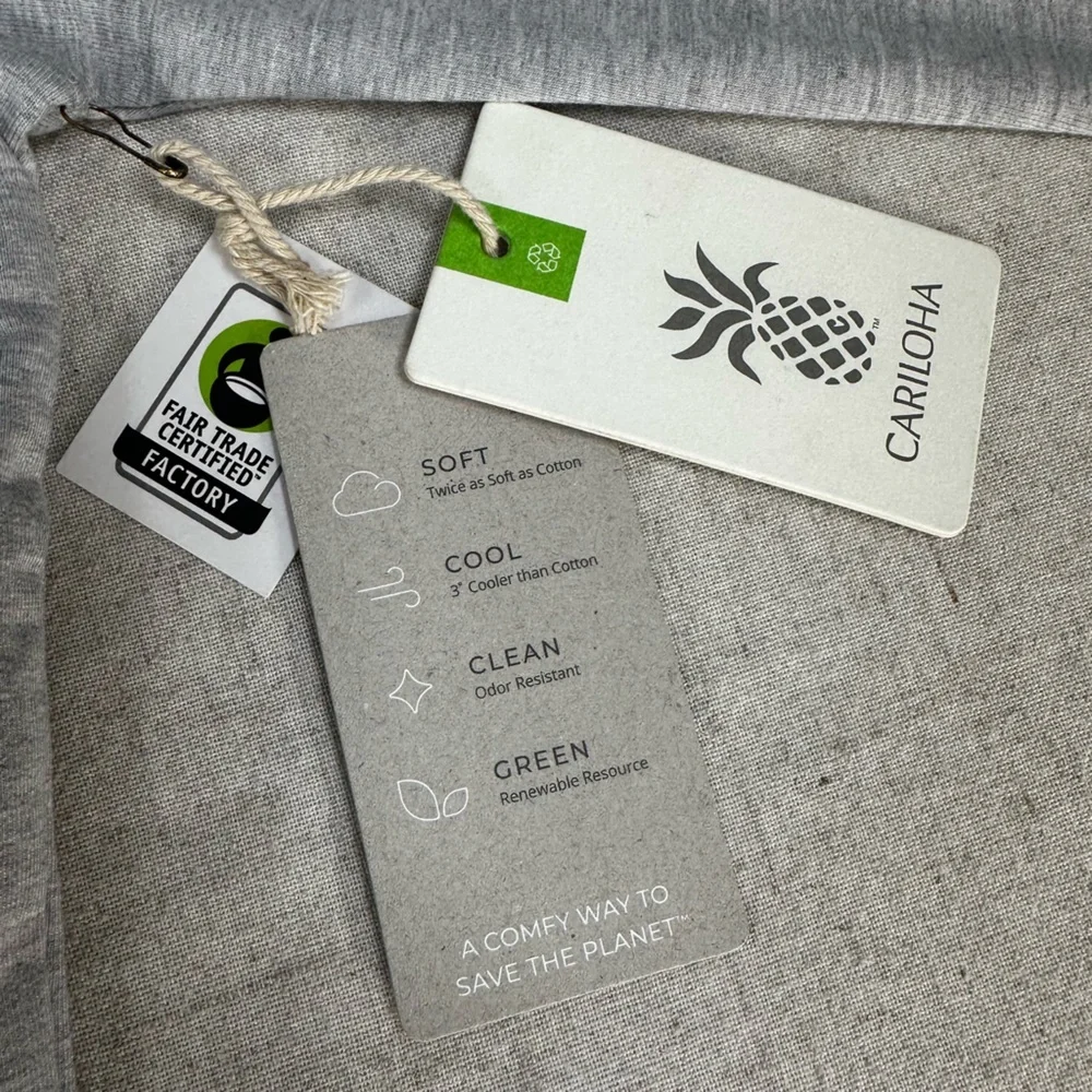 Cariloha Sweatshirt Pullover Medium Gray